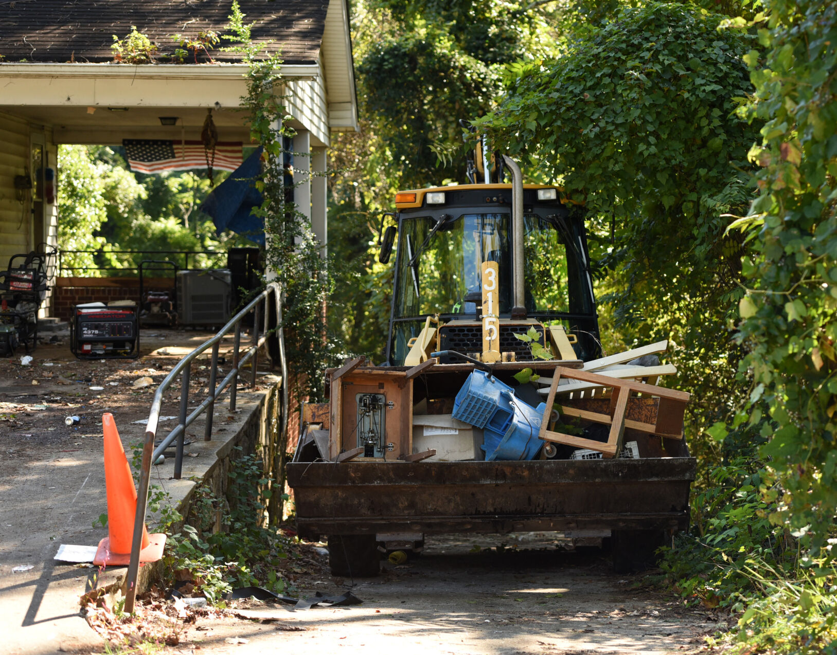Silas Creek Parkway home cleanup